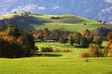 Golfplatz im Spätsommer