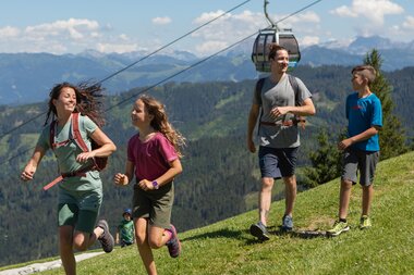 Familienausflug am Hochkönig: Wandern und Naturerlebnis in den Alpen. | © Hochkönig Tourismus GmbH