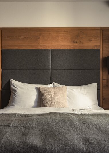 Schlafzimmer im Appartement im Sunnsait | © Karin Pasterer