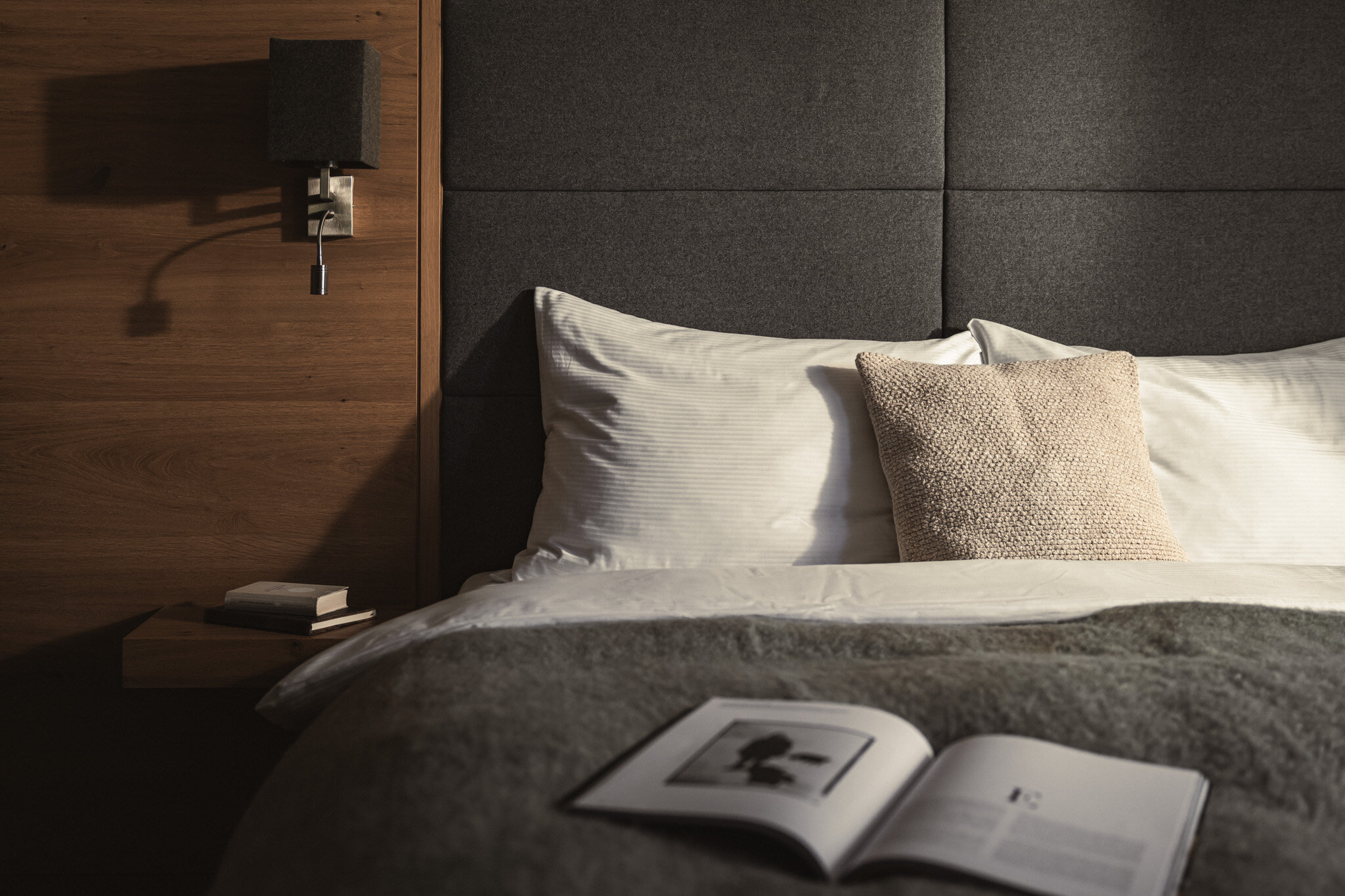 Bedroom in the apartment in Sunnsait | © Karin Pasterer